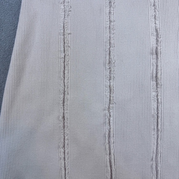 Sioni A-Line Tan Mid Length Skirt with Fringe Detail from Bloomingdale’s - Picture 2 of 11